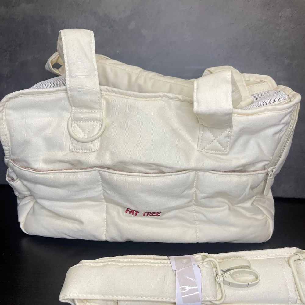 Small Dog Carrier Bag with Pockets Soft Sided Collapsible Puppy Travel Carrier